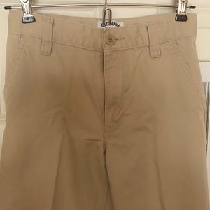 Boys Old Navy size 12 slim all cotton khaki pants